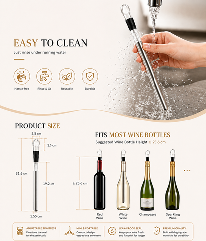 Cork Society Chill™ Wine Bottle Chiller