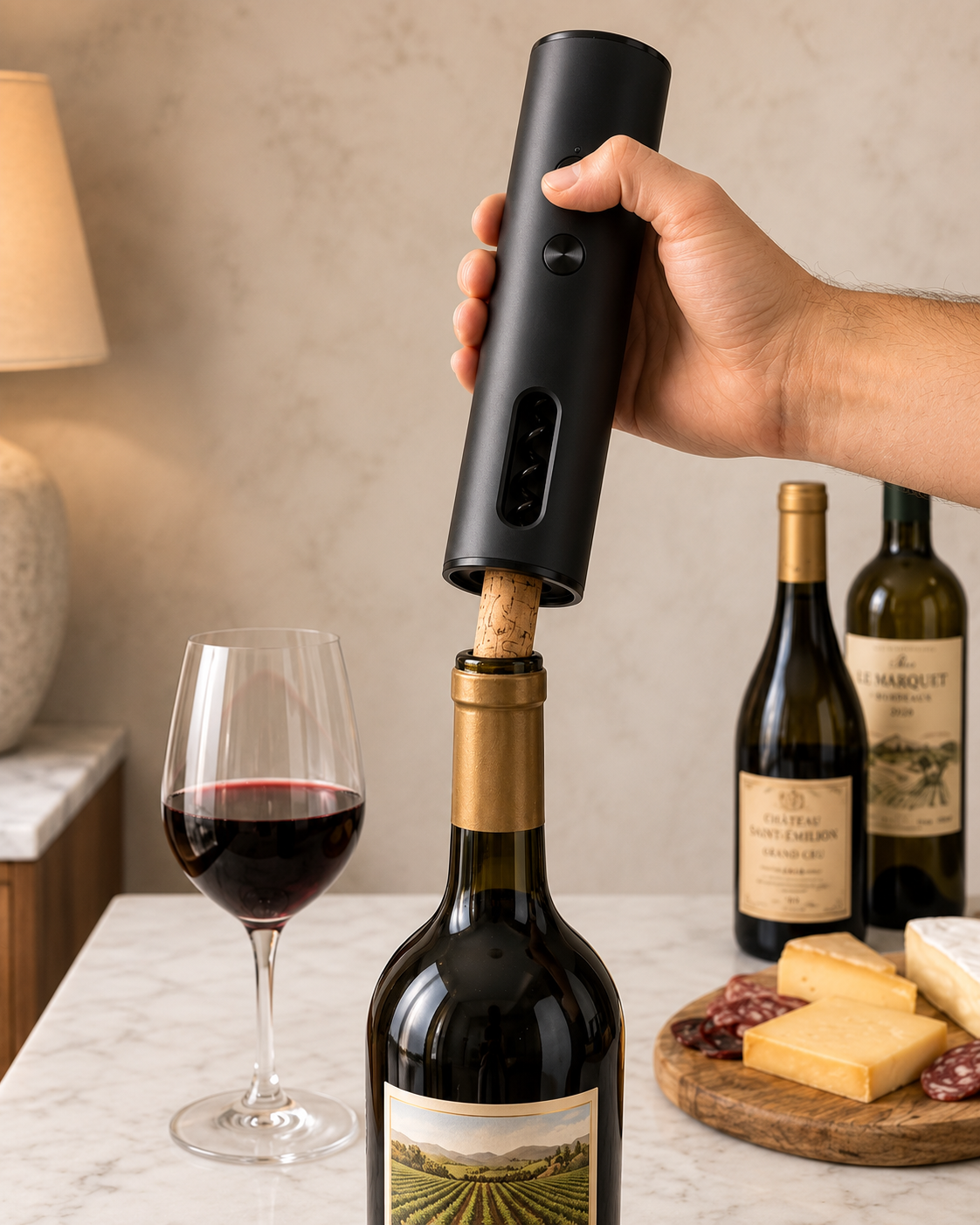 Cork Society Uncork™ Rechargeable Electric Wine Opener