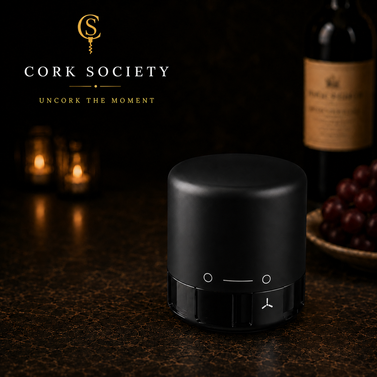 Cork Society Seal™ Vacuum Wine Stopper