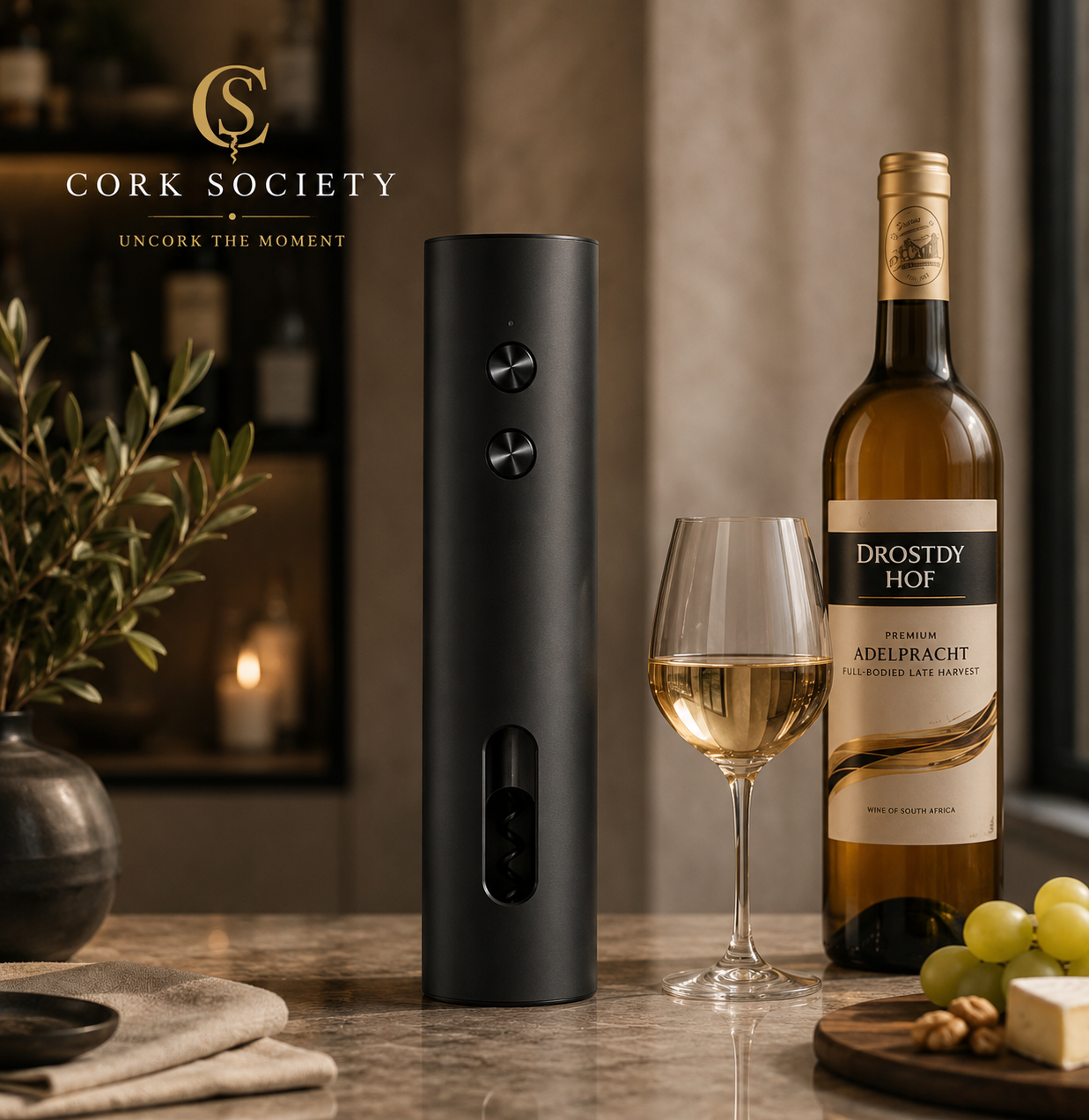 Cork Society Uncork™ Rechargeable Electric Wine Opener
