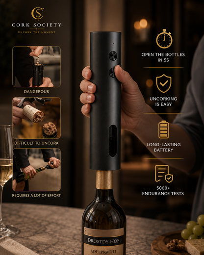 Cork Society Uncork™ Rechargeable Electric Wine Opener