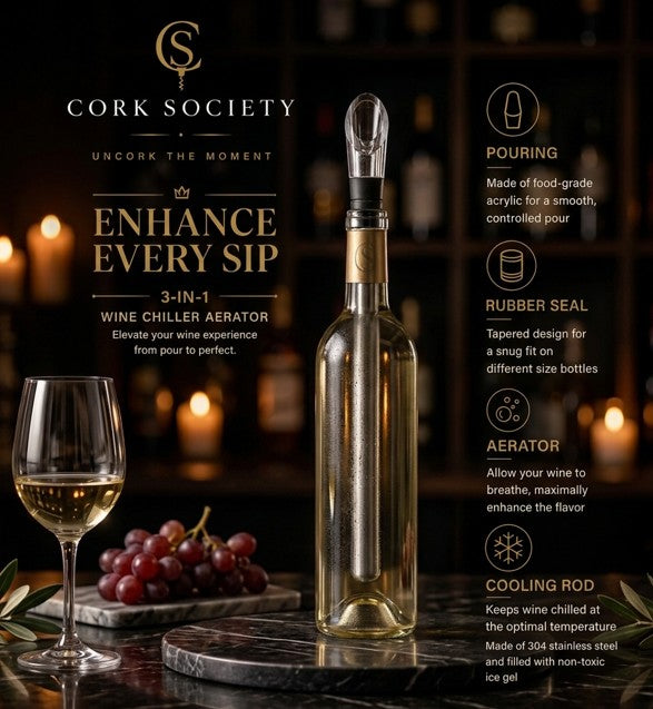 Cork Society Chill™ Wine Bottle Chiller