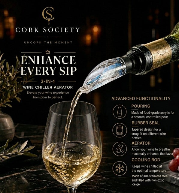 Cork Society Chill™ Wine Bottle Chiller